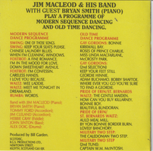 JIM MACLEOD and His Band 'Dance.Dance.Dance One More Time- CDITV 544