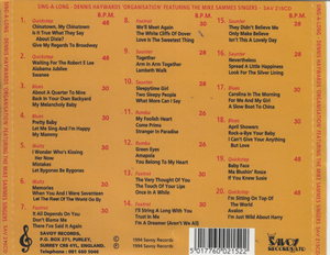 Dennis Hayward 'Sing-A-Long Sequence' - SAV 215CD