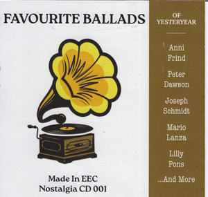 FAVOURITE BALLADS OF YESTERYEAR-NOST-CD001