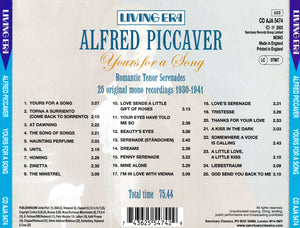 ALFRED PICCAVER - Yours For A Song - CDAJA 5474