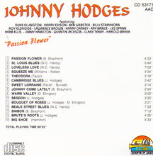 JOHNNY HODGES "Passion Flower" - CD 53171