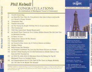 PHIL KELSALL 'Congratulations' GRCD 62