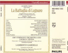 JOSE CARRERAS "La Battaglia di Legnano" 2cd-422 435-2