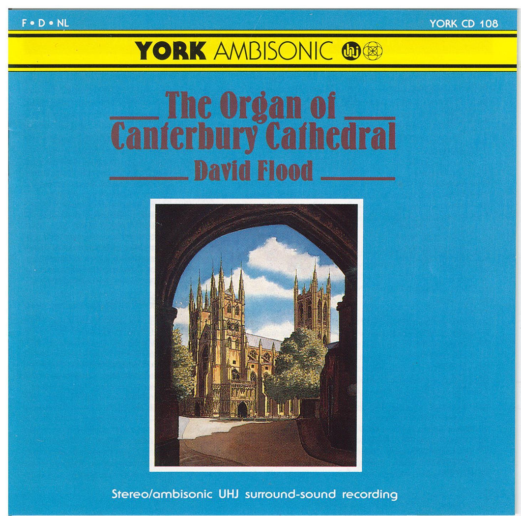 THE ORGAN of CANTERBURY CATHEDRAL - York CD 108