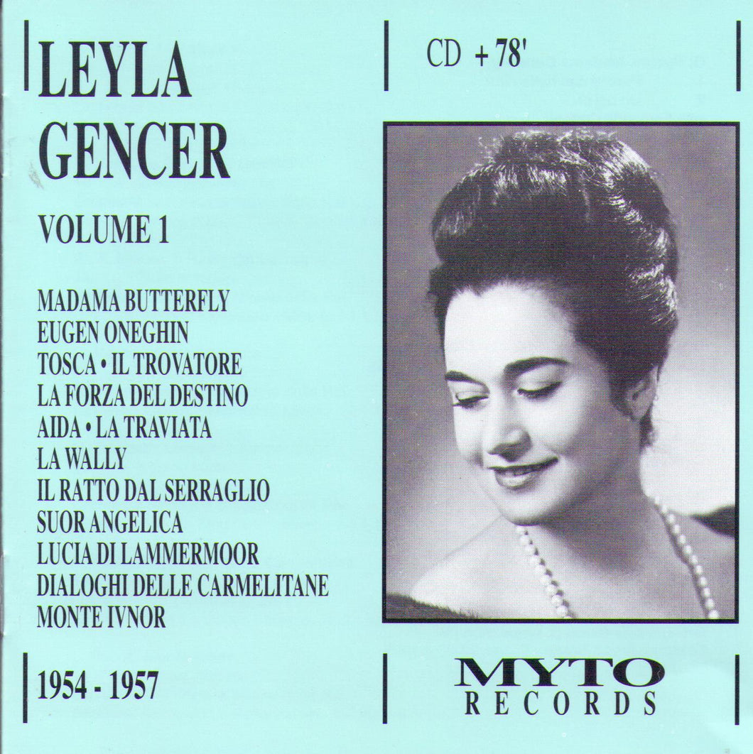 LEYLA GENCER 1954-1957 - 1 MCD 951.122