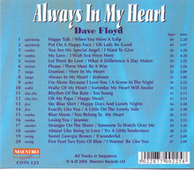 DAVE FLOYD "Always In My Heart" CDTS 123