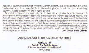 GENE AUTRY - The Last Round-Up - CD AJA 5264