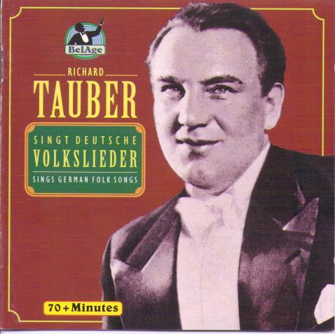 RICHARD TAUBER 'Sings German Folk Songs' BLA 103.002