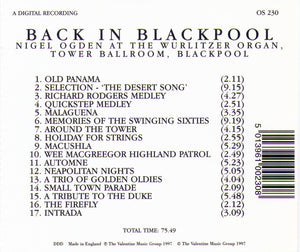 NIGEL OGDEN "Back In Blackpool" OS 230