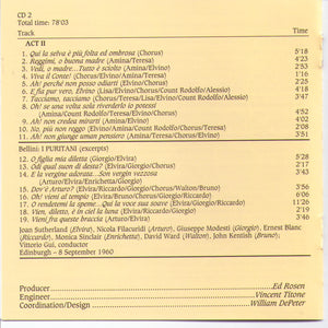 JOAN SUTHERLAND 'La Sonnambula' - 2-CD-SRO 841