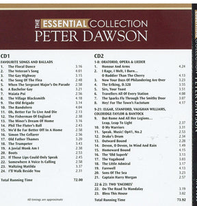 PETER DAWSON 'Essential Collection' (2-cd Set $29.95) AVC 1039