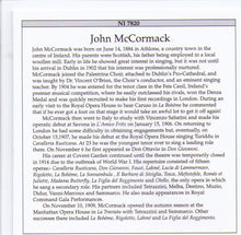 JOHN McCORMACK IN OPERA - NI 7820