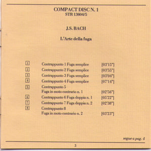 BACH / ALBAN BERG - 2CD-STR 13604-5