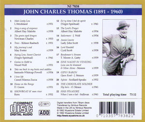 JOHN CHARLES THOMAS "An American Classic" - NI 7838