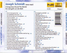JOSEPH SCHMIDT 'A Song Goes Round The World' PH 04017 (2-cd Set)
