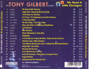 TONY GILBERT 'We Need A Little Christmas' CDTS 174