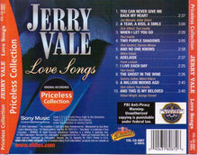 JERRY VALE 'Love Songs' COL-CD-8087
