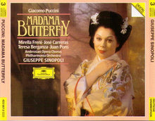 JOSE CARRERAS / MIRELLA FRENI  "Madama Butterfly" 3cd-423 567-2