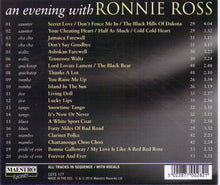 RONNIE ROSS "an evening with" - CDTS 177