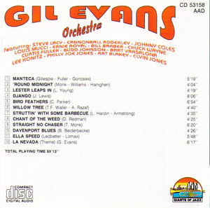 GIL EVANS Orchestra - CD 53158