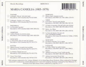 MARIA CANIGLIA 'Recital' 89131