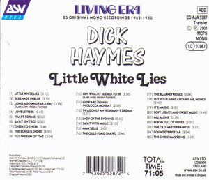 Dick Haymes "Little White Lies" - CD AJA 5387