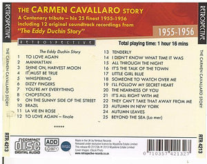 CARMEN CAVALLARO 'The Eddie Duchin Story' RTR 4213
