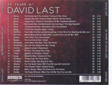 DAVID LAST '25 Years' CDTS 255
