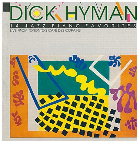 DICK HYMAN 'Live from Toronto's Cafe des Copains' - MACD 622