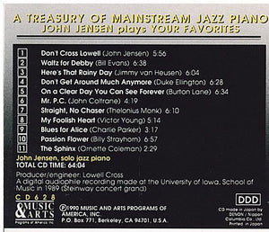 JOHN JENSEN "A Treasury of Mainstream Jazz Piano' - MACD 628