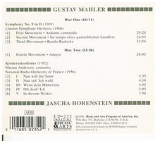 MAHLER: Jascha Horenstein - MACD 235 (2cd Set)