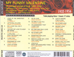MY FUNNY VALENTINE - Various Artists RTR 4197