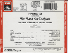 LEHAR 'The Land of Smiles' 2-CD 7 69523 2