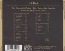ROBERT HILL 'Five Harpsichord Suites' MACD 847