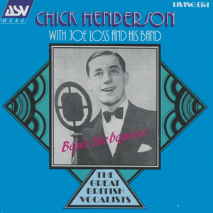 CHICK HENDERSON ' Begin The Beguine' CD AJA 5083