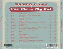 DAVID LAST "For Me and My Gal" CDTS 265
