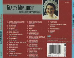 GLADYS MONCHRIEFF 'Australia's Queen Of Song' 8146512