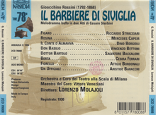 ROSSINI 'Il Barbiere di Siviglia' - 2CD 78008