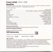 LEHAR 'Giuditta' Moser/Gedda 5 65378 2 (2-cd Set)
