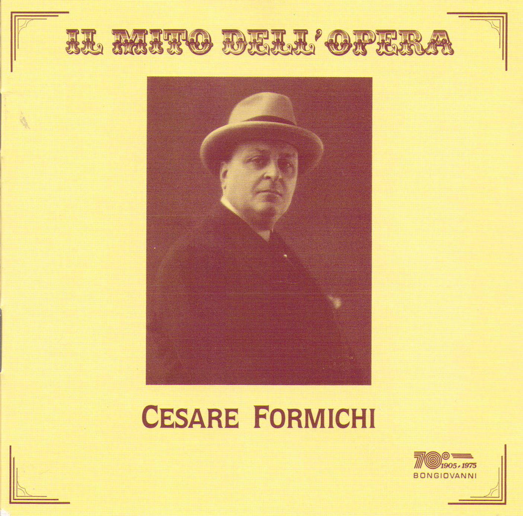 CESARE FORMICHI - Recital - GB 1087-2