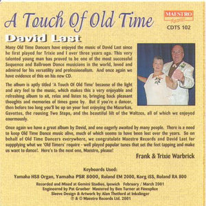 DAVID LAST "A Touch of Old Time" CDTS 102