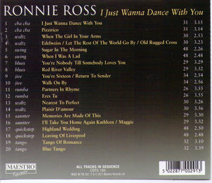 RONNIE ROSS "I Just Wanna Dance With You" - CDTS 185
