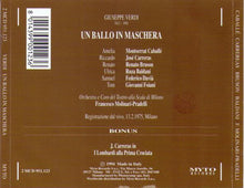 JOSE CARRERAS 'Un Ballo In Maschera' 2MCD 951.123 (2-cd Set)