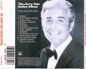JERRY VALE 'The Italian Album' CK 30389