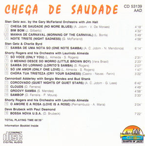 CHEGA DE SAUDADE - CD 53139