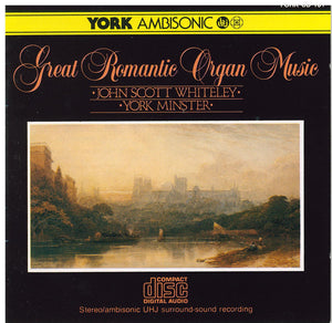 GREAT ROMANTIC ORGAN MUSIC- York CD 101