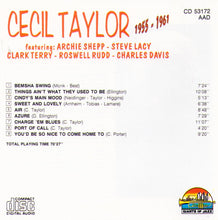 CECIL TAYLOR - 1955-1961 - CD 53172