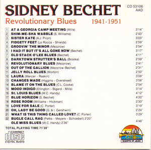 Sidney Bechet - Revolutionary Blues - 1941-1951 - CD 53106