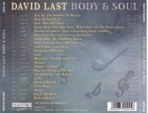 DAVID LAST 'Body & Soul' CDTS 142