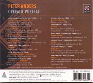 PETER ANDERS - Operatic Portrait - 83023-2